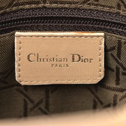 Christian Dior Lambskin Cannage Medium Lady Dior Beige 6 of 9