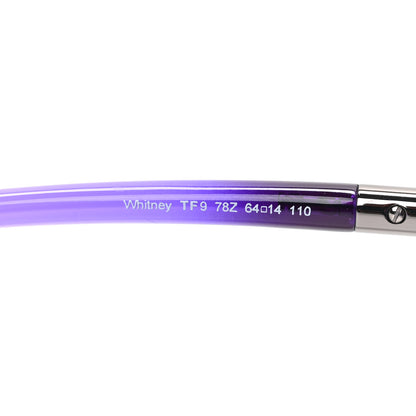 Tom Ford Acetate Whitney Crossover Sunglasses TF9 Purple 6 of 7