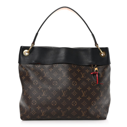 Louis Vuitton Monogram Tuileries Hobo Black 1 of 8