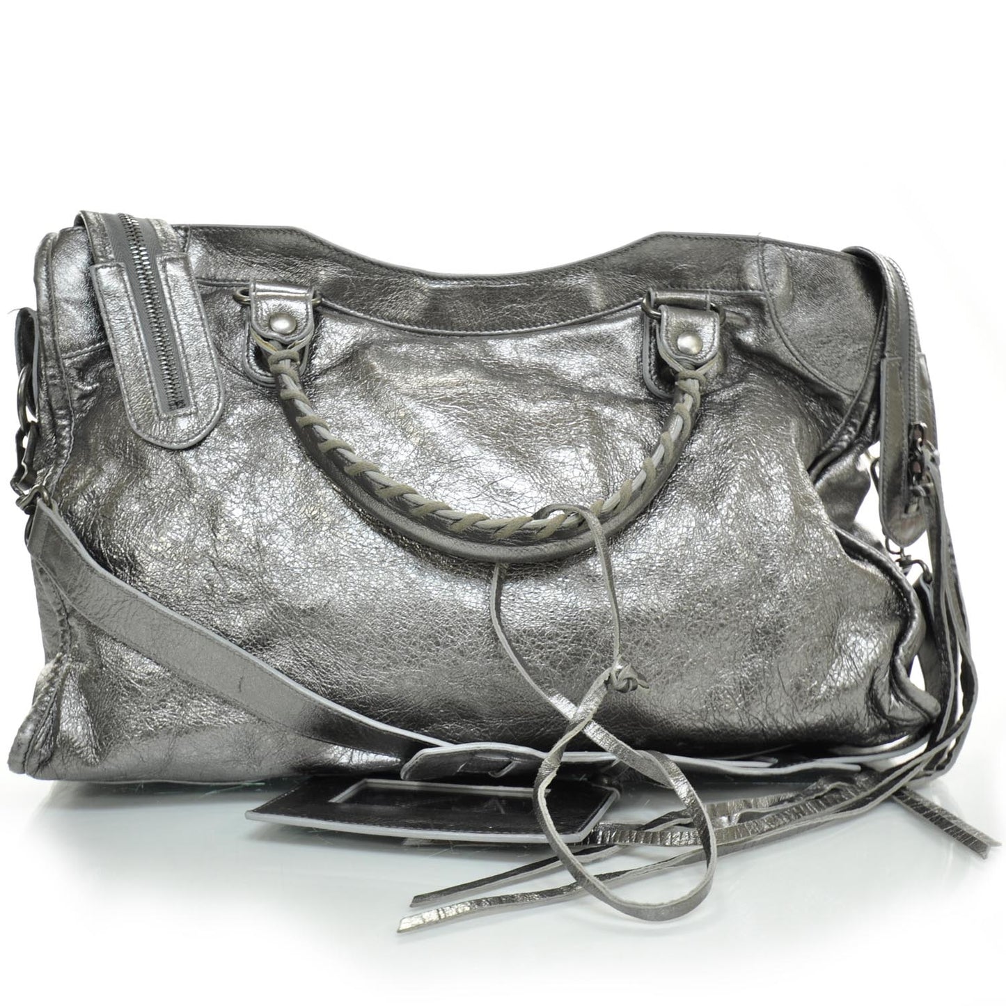 Agneau City Metallic Pewter