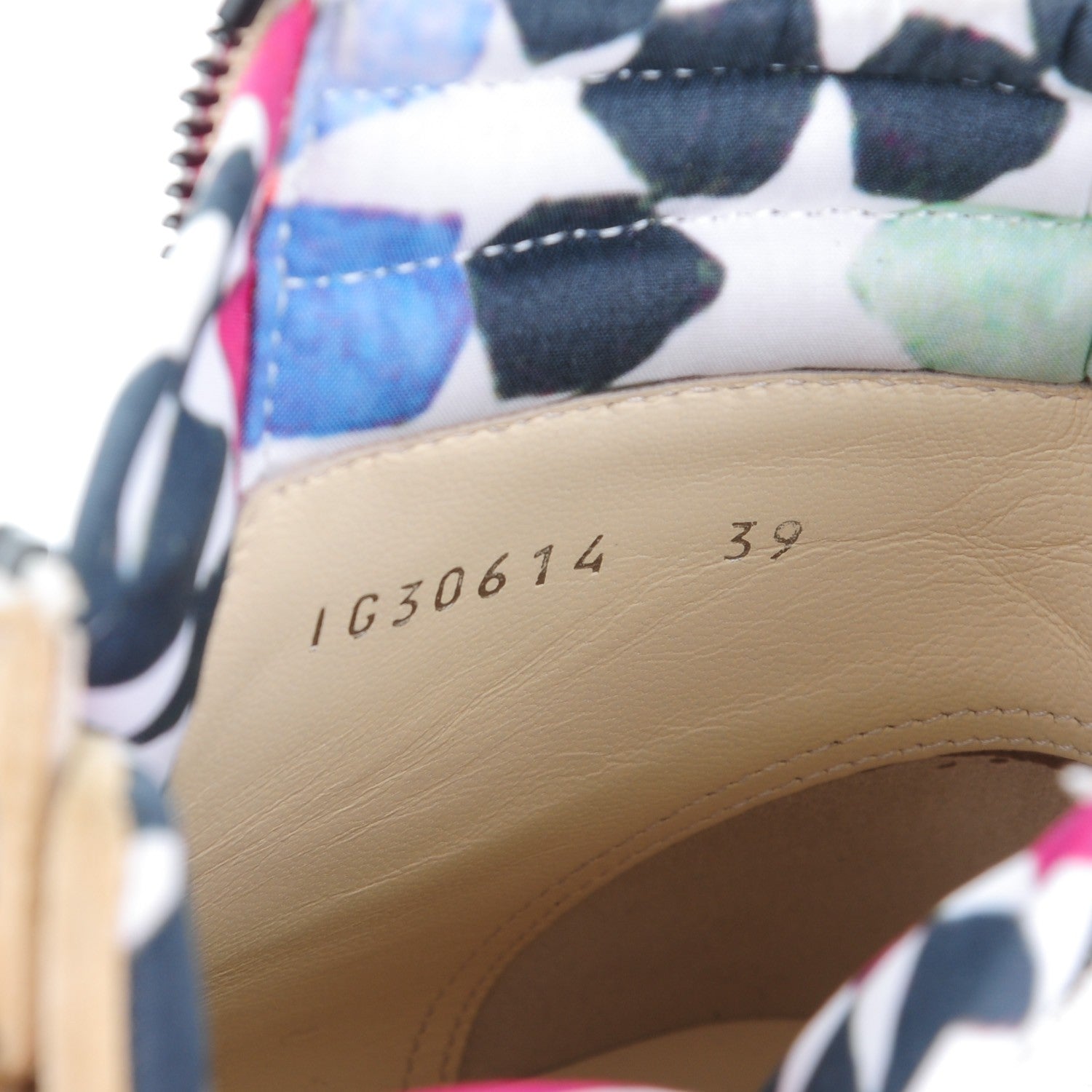 Chanel Toile Suede Calfskin CC Lace Up Short Boots 39 Light Beige 7 of 9