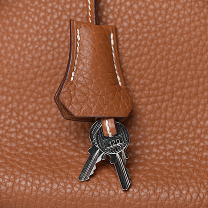Hermes Taurillon Clemence Birkin 35 Gold 15 of 45