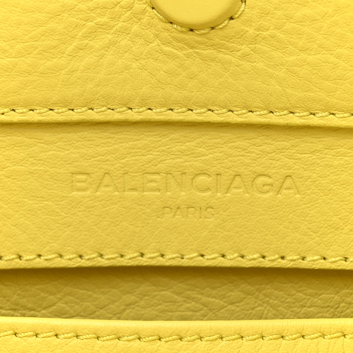 Balenciaga Calfskin Papier Mini A4 Jaune Poussin 7 of 18