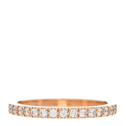 Tiffany 18K Rose Gold Diamond .42ctw Soleste Full Eternity Band Ring 49 5 1 of 5