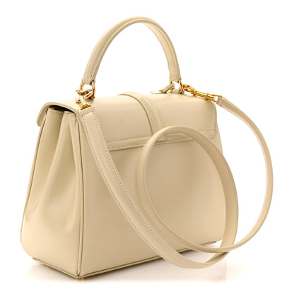 Celine Satinated Calfskin Small 16 Top Handle Bag Beige 5 of 25