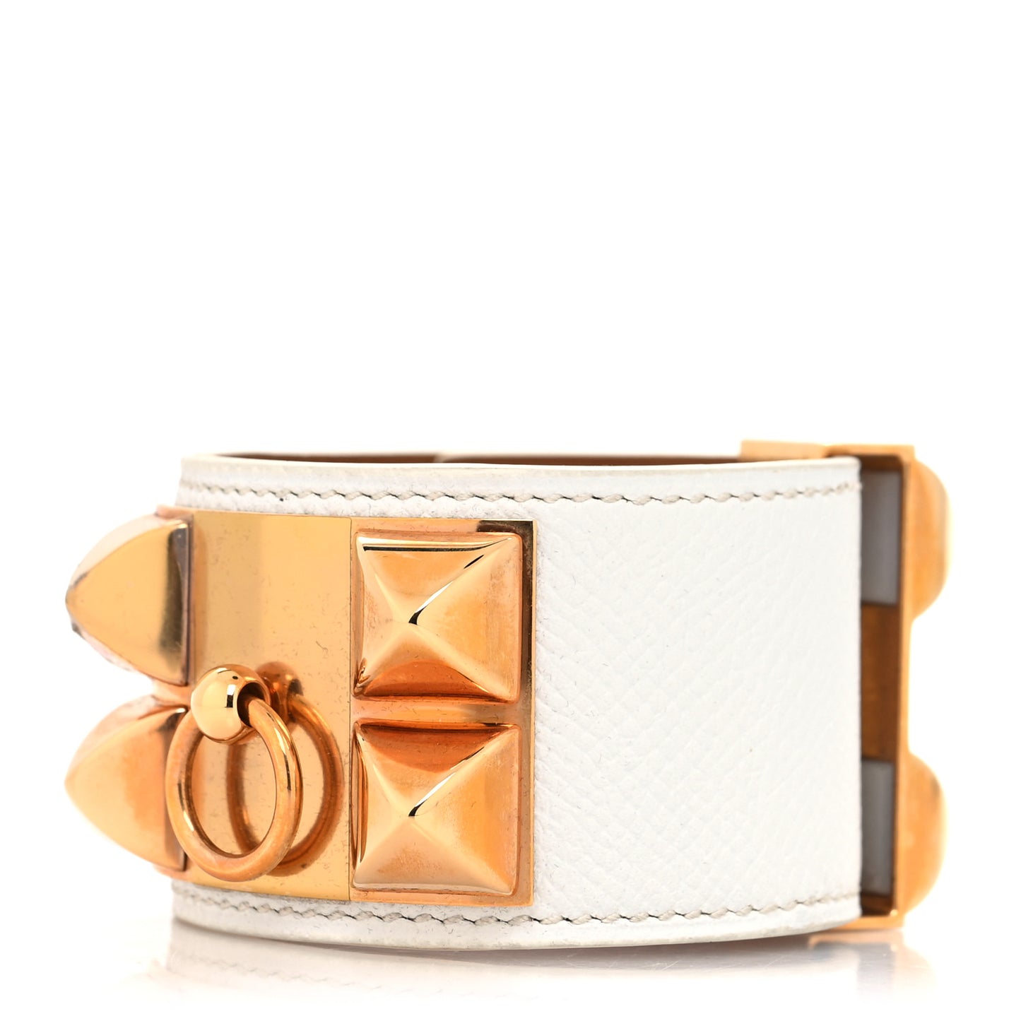 Epsom Collier de Chien CDC Bracelet T2 White