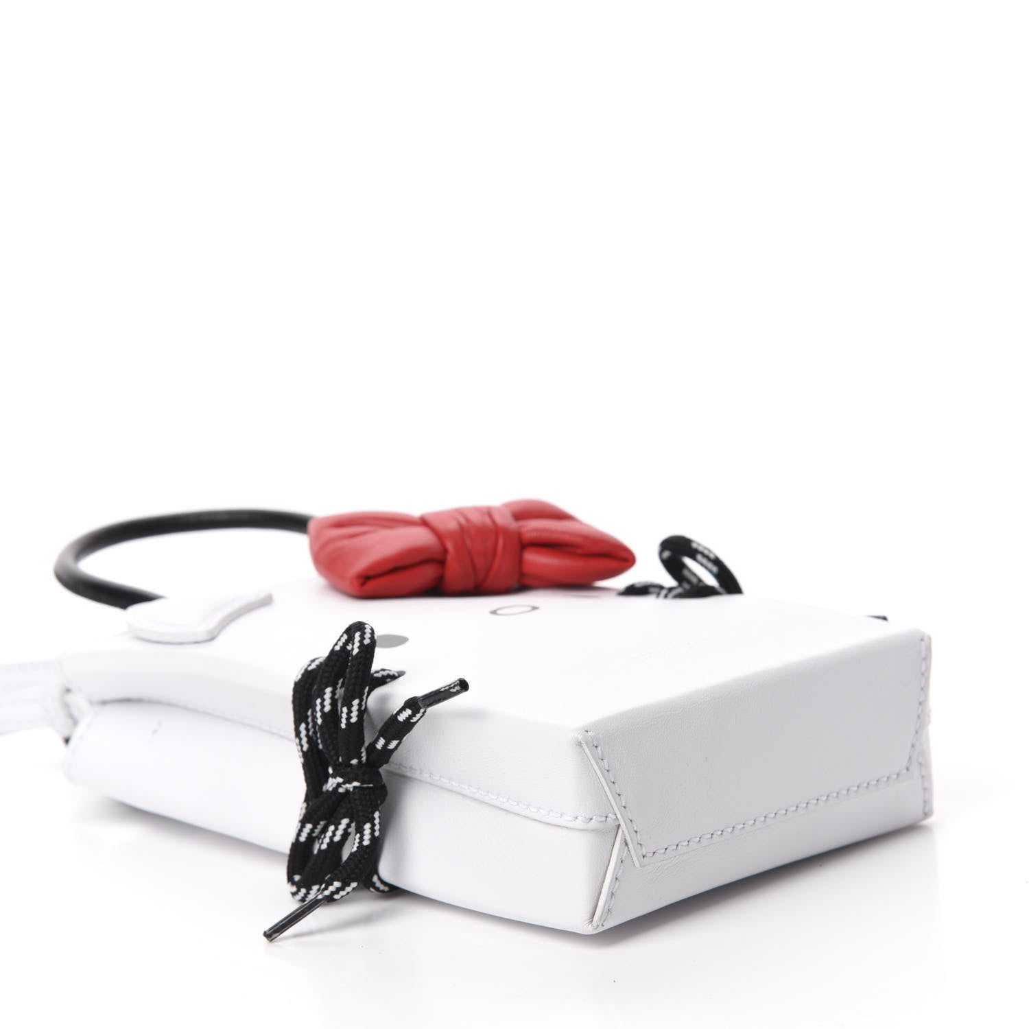 Balenciaga Calfskin Hello Kitty Phone Holder White 4 of 10