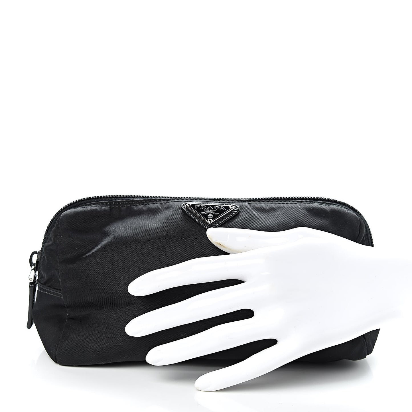Nylon Vela Cosmetic Pouch Black