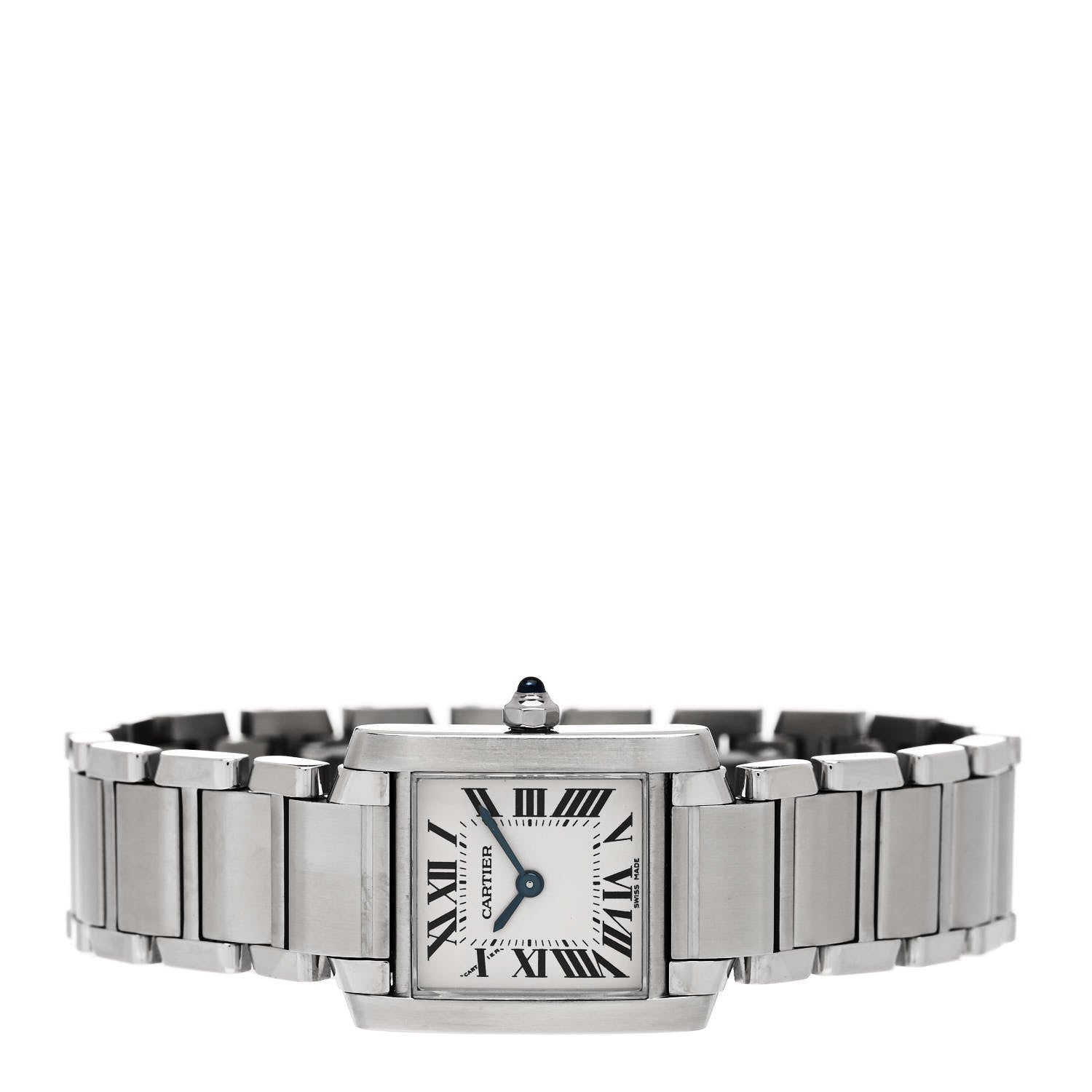 Cartier Stainless Steel 20mm Tank Francaise Quartz Watch 2 of 4