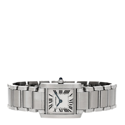 Cartier Stainless Steel 20mm Tank Francaise Quartz Watch 2 of 4