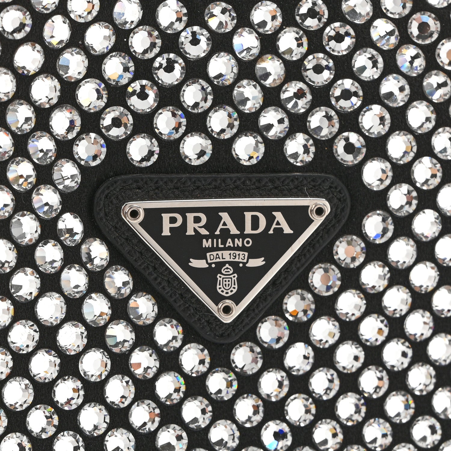 Prada Satin Crystal Mini Re-Edition 2000 Bag Cristal 11 of 12