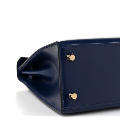 Hermes Box Kelly Sellier 25 Bleu Saphir 9 of 11