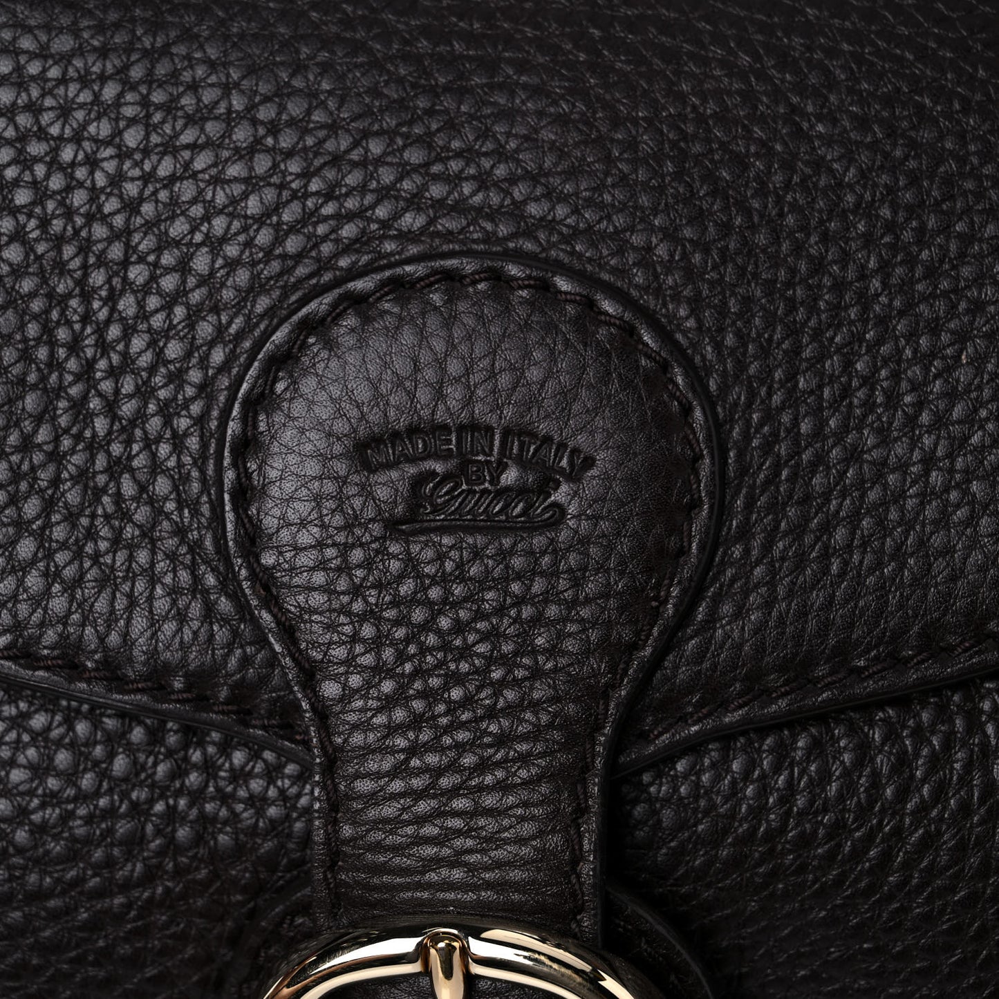 Calfskin Medium Web Heritage Shoulder Bag Brown