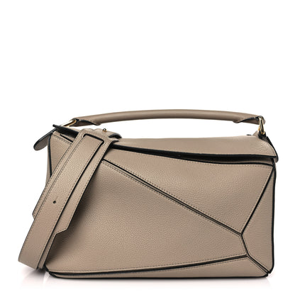Loewe Calfskin Medium Puzzle Bag Sand 1 of 9