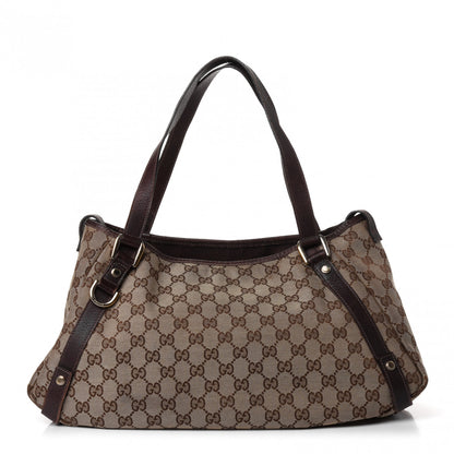 Gucci Monogram Medium Abbey Shoulder Bag Dark Brown 1 of 4