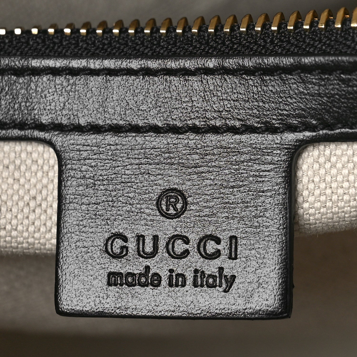 Gucci Boarded Plutone Calfskin Small Horsebit 1955 Top Handle Bag Black 6 of 8
