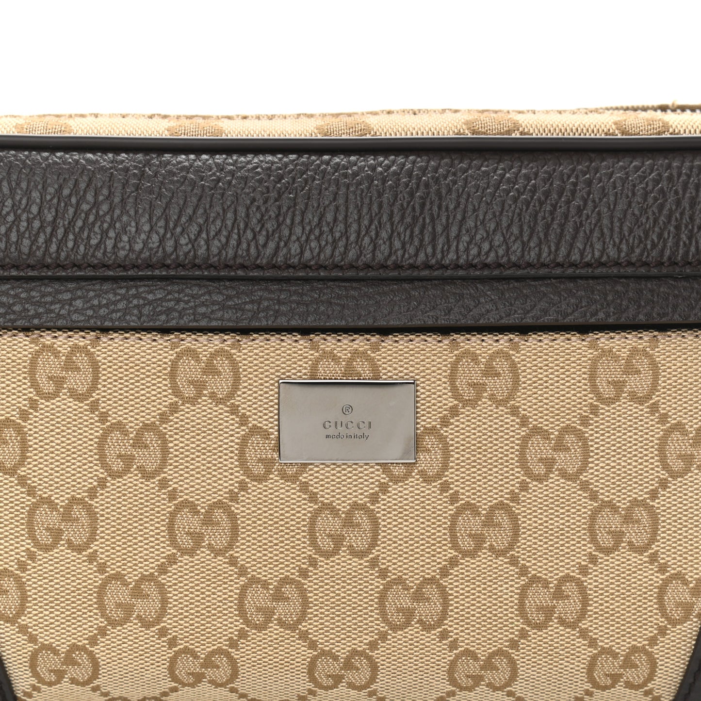 Monogram Belt Bag Brown