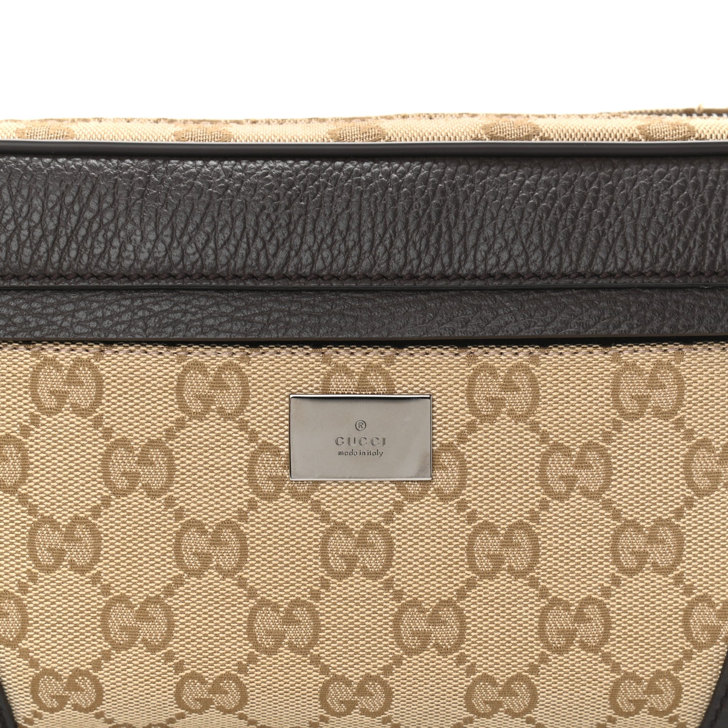 Gucci Monogram Belt Bag Brown 7 of 9