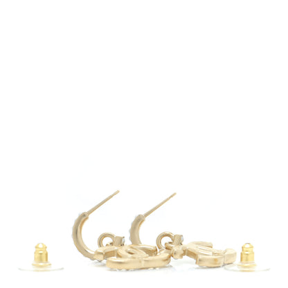 Chanel Pearl CC Hoop Drop Earring Gold 3 of 5