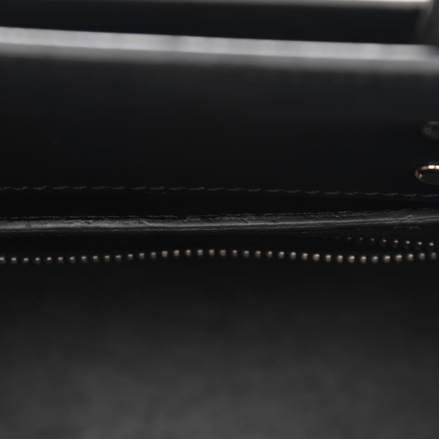 Smooth Calfskin Mini Horizon Satchel Black