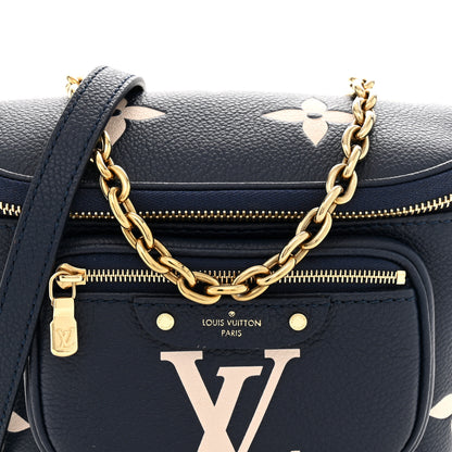 Louis Vuitton Empreinte Monogram Giant Mini By The Pool Bumbag Blue Beige 7 of 10