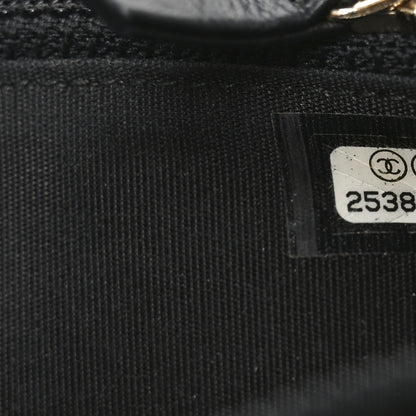 Chanel Caviar Quilted Small Boy Zip Around Wallet Black 8 of 8