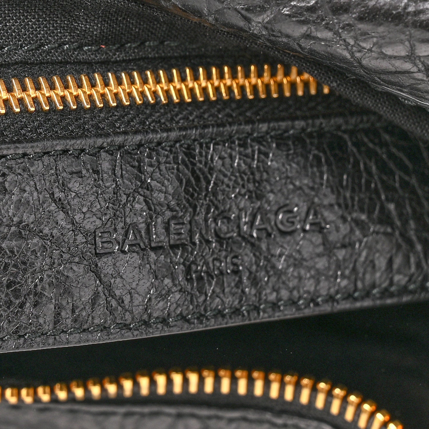 Balenciaga Agneau Giant 12 Gold Hardware Zip Traveler Backpack Black 5 of 9