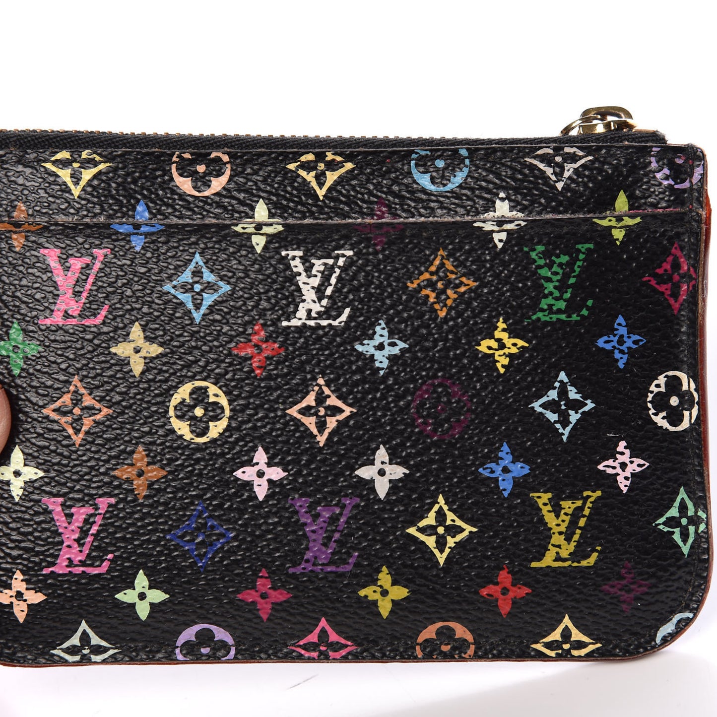 Monogram Multicolor Key Pouch Black Grenade