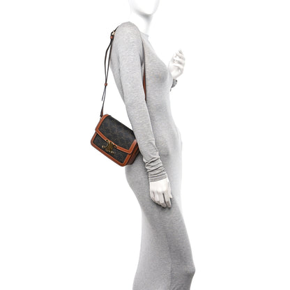 Celine Calfskin Triomphe Canvas Teen Triomphe Bag Tan 2 of 10