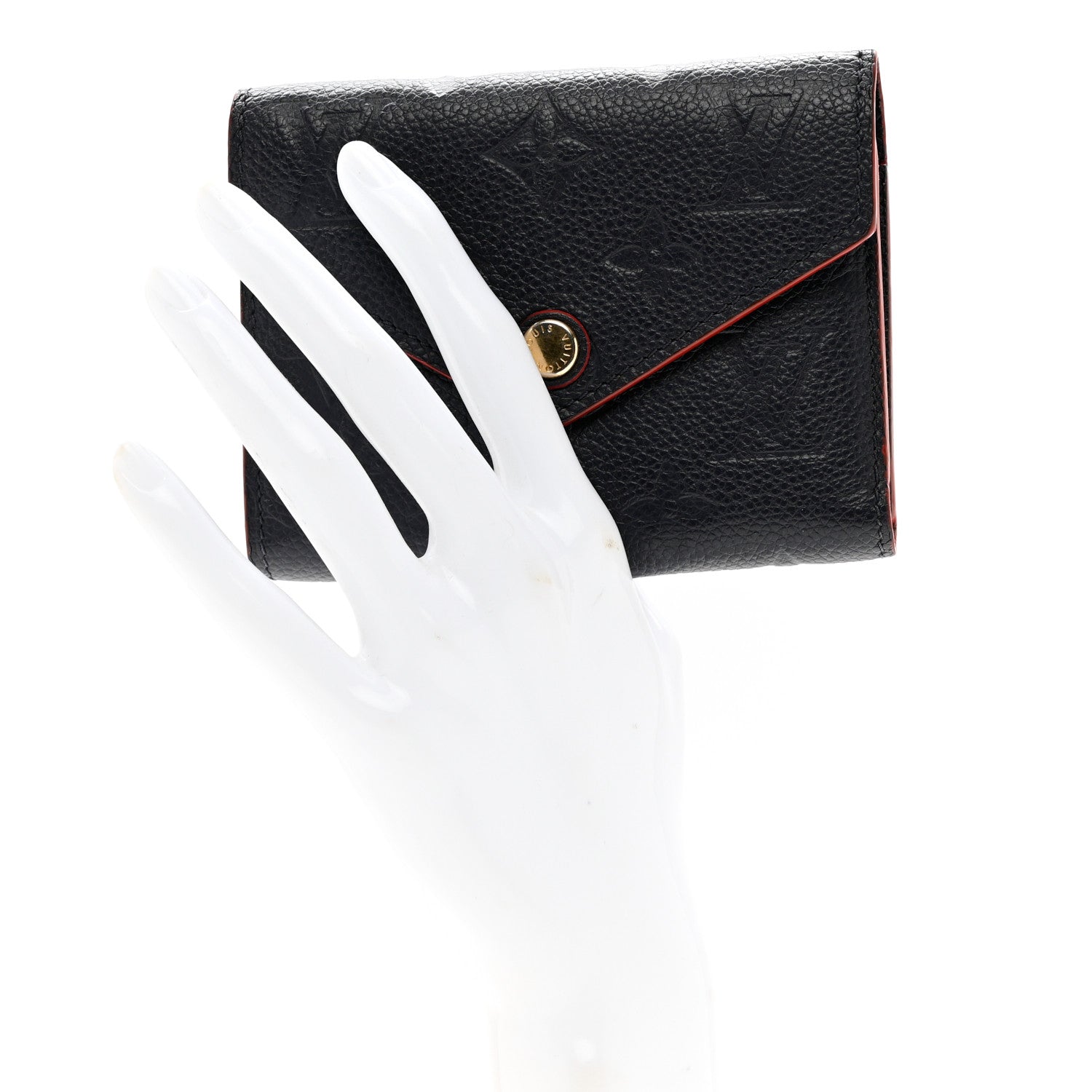 Louis Vuitton Empreinte Victorine Wallet Marine Rouge 3 of 8
