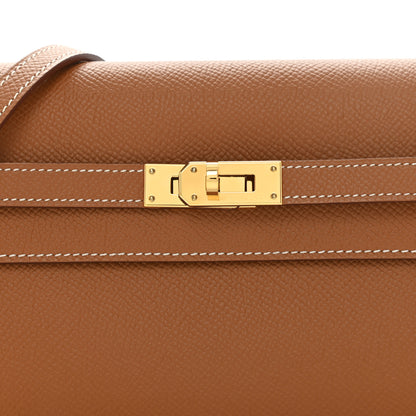 Hermes Epsom Kelly Wallet To Go Gold 7 of 9