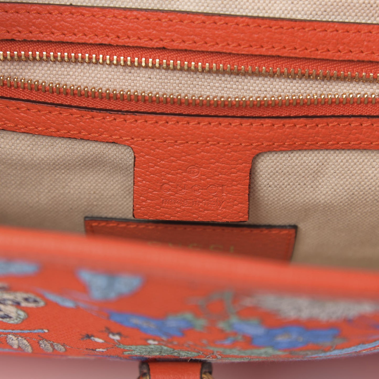 Canvas Flora Medium Jackie Hobo Orange