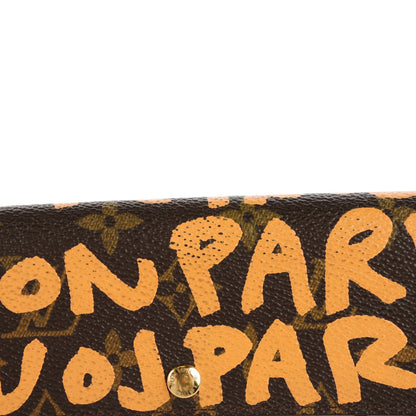 Louis Vuitton Monogram Graffiti Porte-Monnaie Wallet Peach 5 of 8