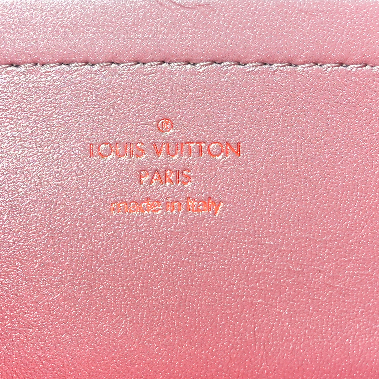 Metallic Lambskin Embossed Monogram Pochette Coussin Silver