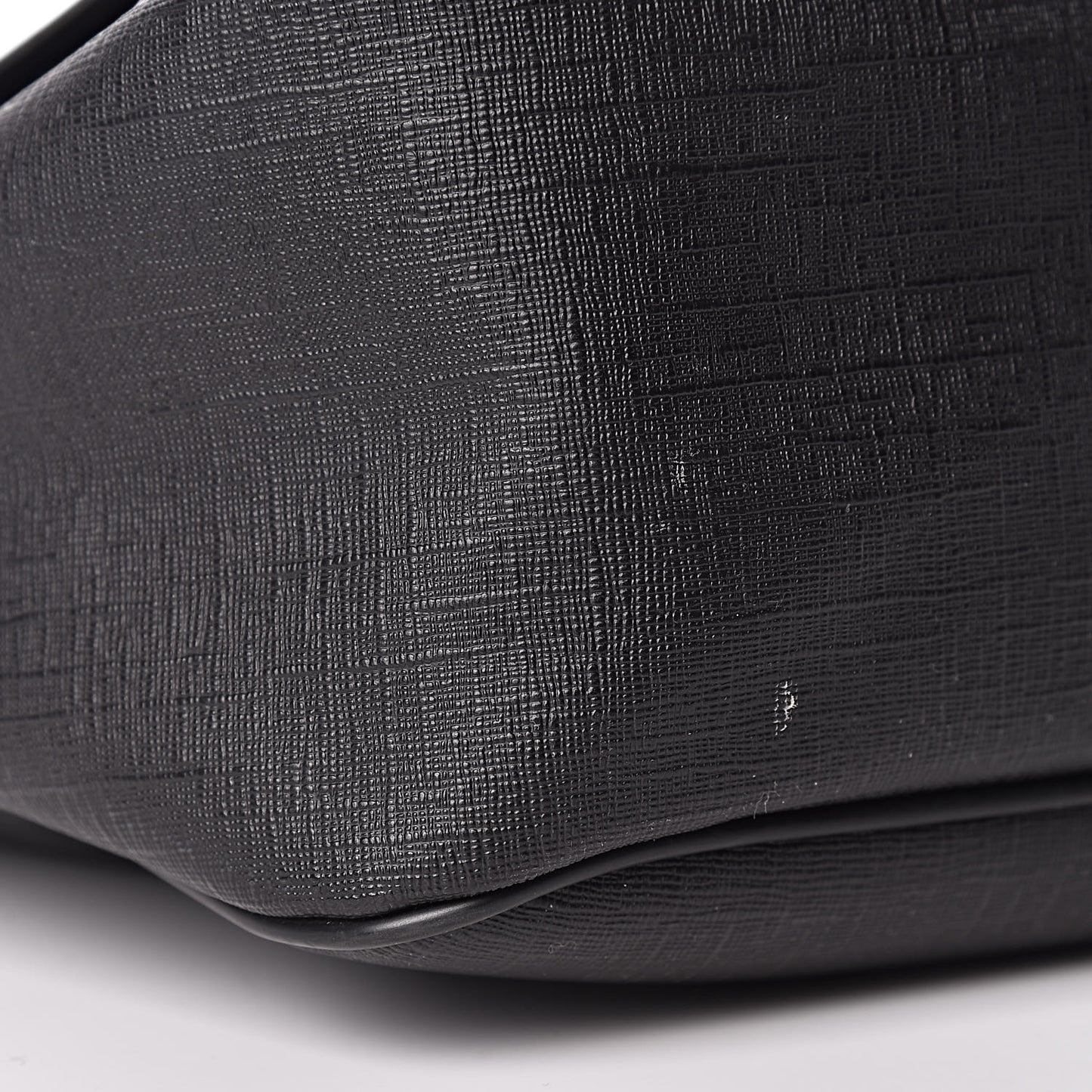 Coated Canvas Interlocking G Large Flap Messenger Bag Black