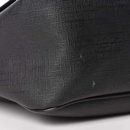 Gucci Coated Canvas Interlocking G Large Flap Messenger Bag Black 10 of 13