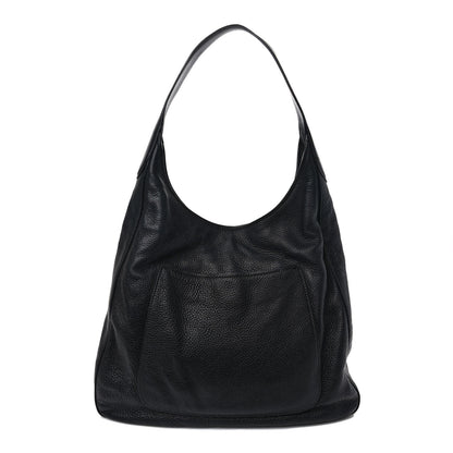 Prada Vitello Daino Medium Pocket Hobo Bag Black 1 of 12
