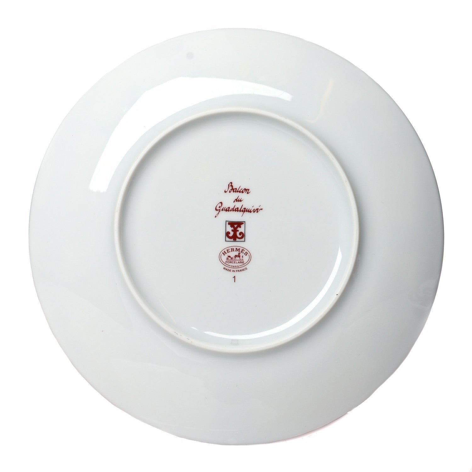 Hermes Porcelain Balcon du Guadalquivir Plate Set of 2 3 of 5