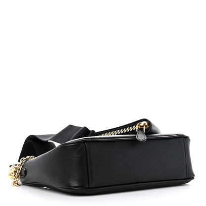 Prada Saffiano Lux Re-Edition 2005 Shoulder Bag Black 4 of 8