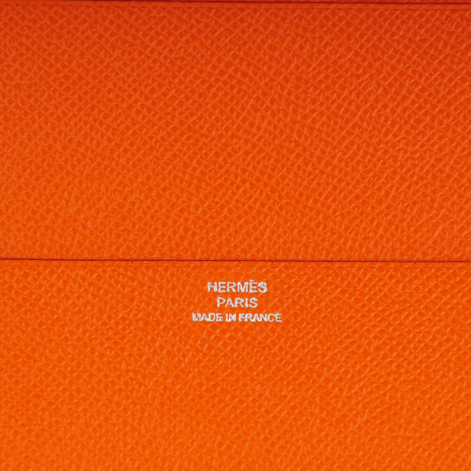 Hermes Epsom E-Zip iPad Notebook Cover Orange 6 of 7