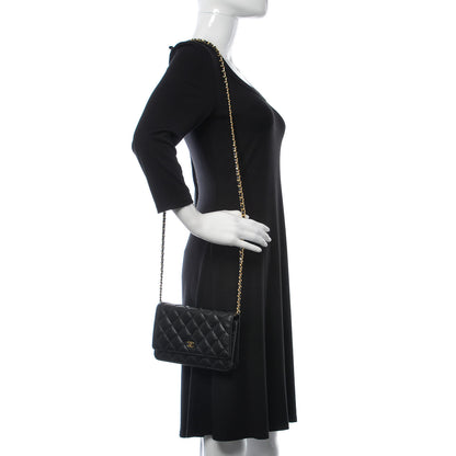 Chanel Caviar Quilted Wallet On Chain WOC Black 2 of 11