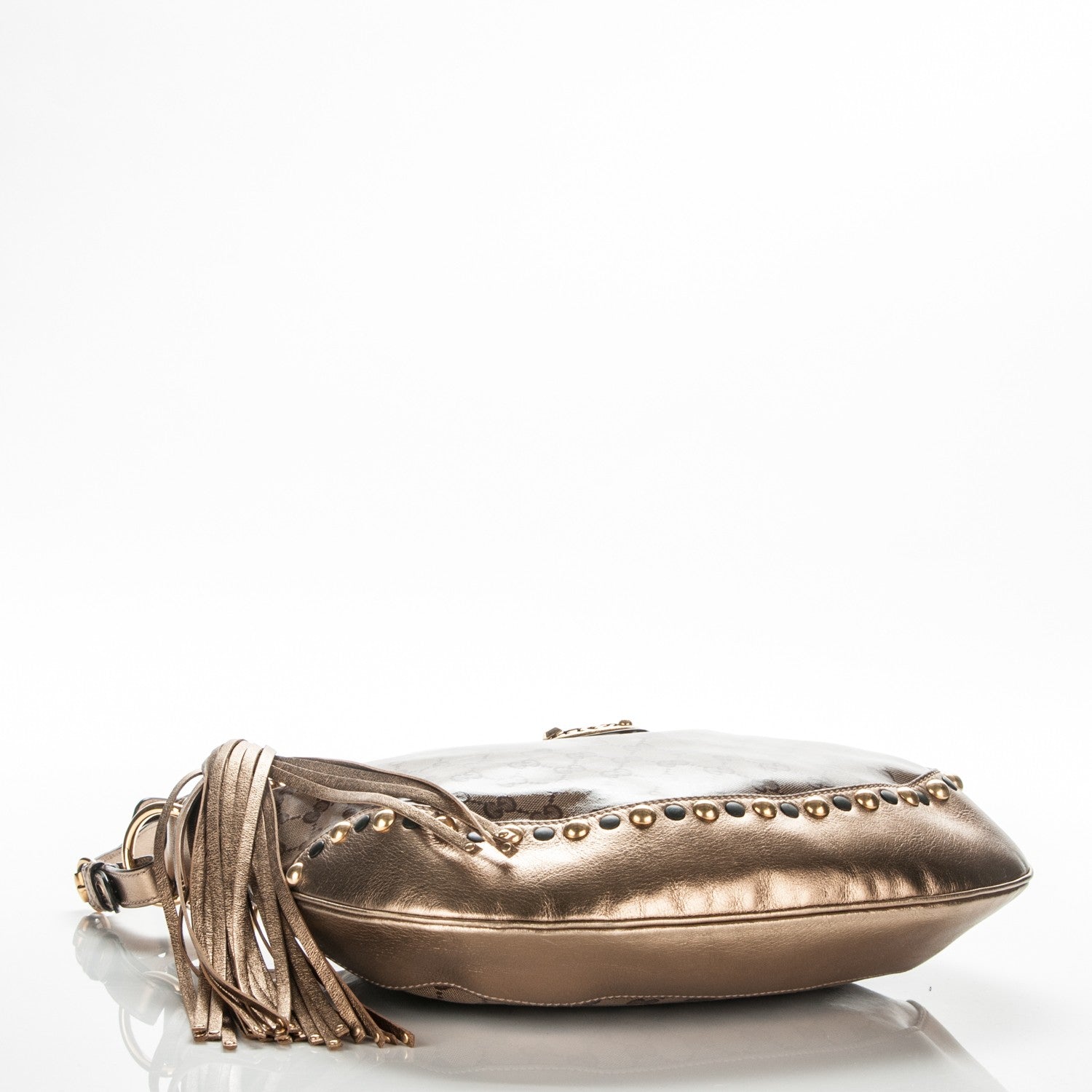 Gucci Crystal Monogram Babouska Hobo 4 of 7