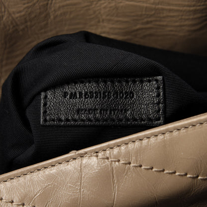 Saint Laurent Crinkled Calfskin Matelasse Monogram Medium Niki Chain Satchel Light Taupe 9 of 9