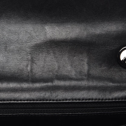 Chanel Lambskin Chevron Quilted Mini Rectangular Flap So Black 18 of 22