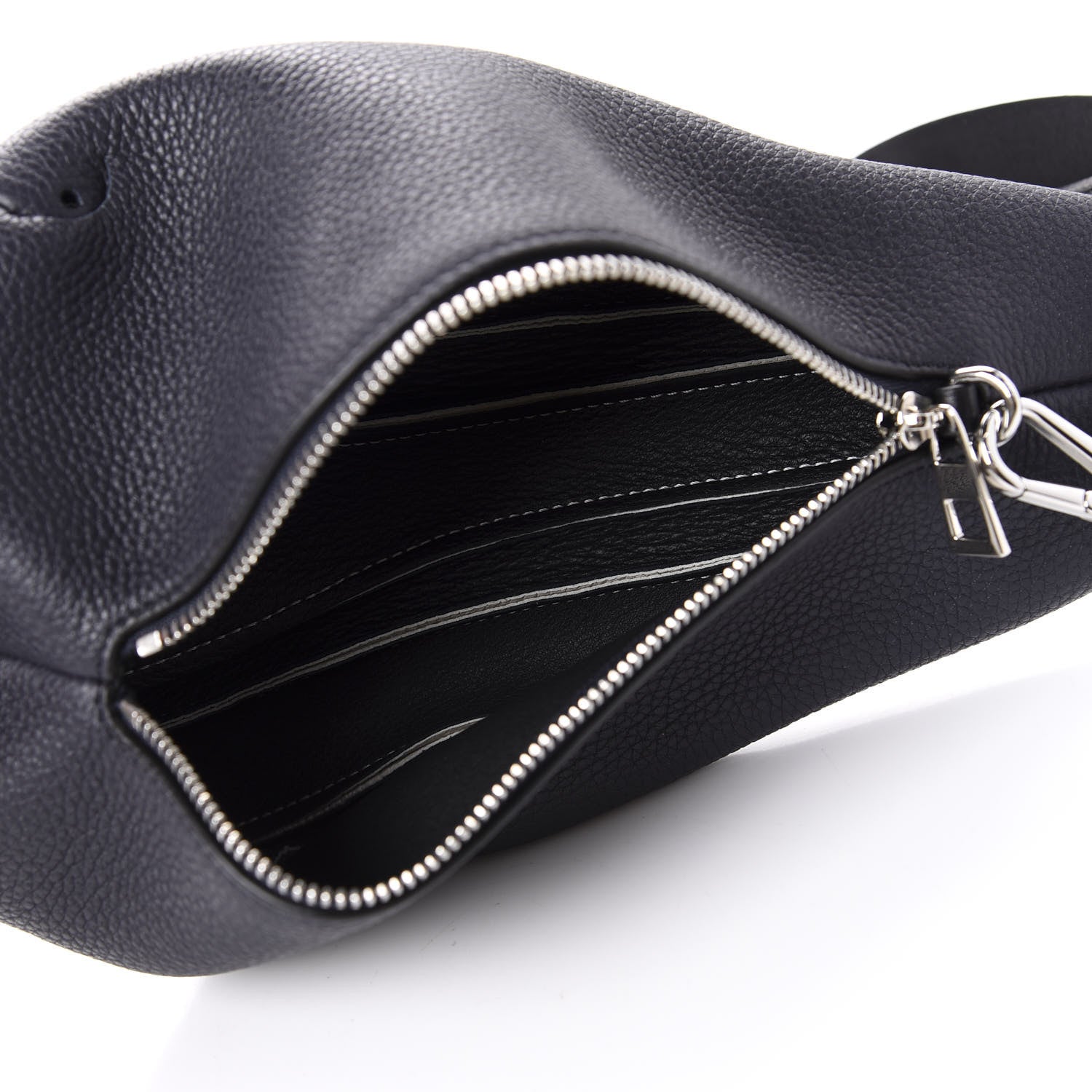 Loewe Calfskin Paula's Ibiza Mini Whale Crossbody Bag Black White 6 of 9