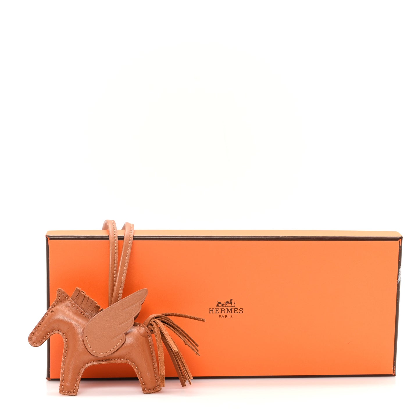 Milo Lambskin Swift Grigri Rodeo Pegase Horse Bag Charm PM Gold