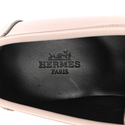 Hermes Calfskin Womens Paris Loafers 36 Rose Petale 7 of 10