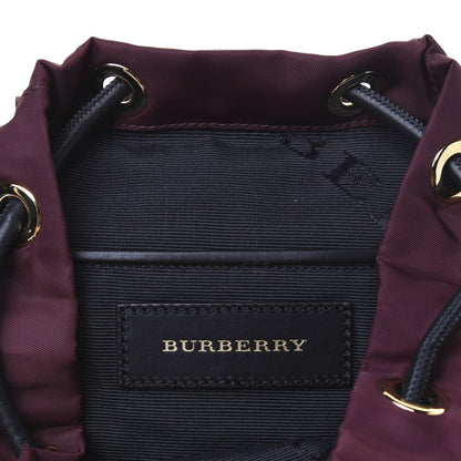 Burberry Nylon Small Rucksack Backpack Burgundy Red 7 of 20
