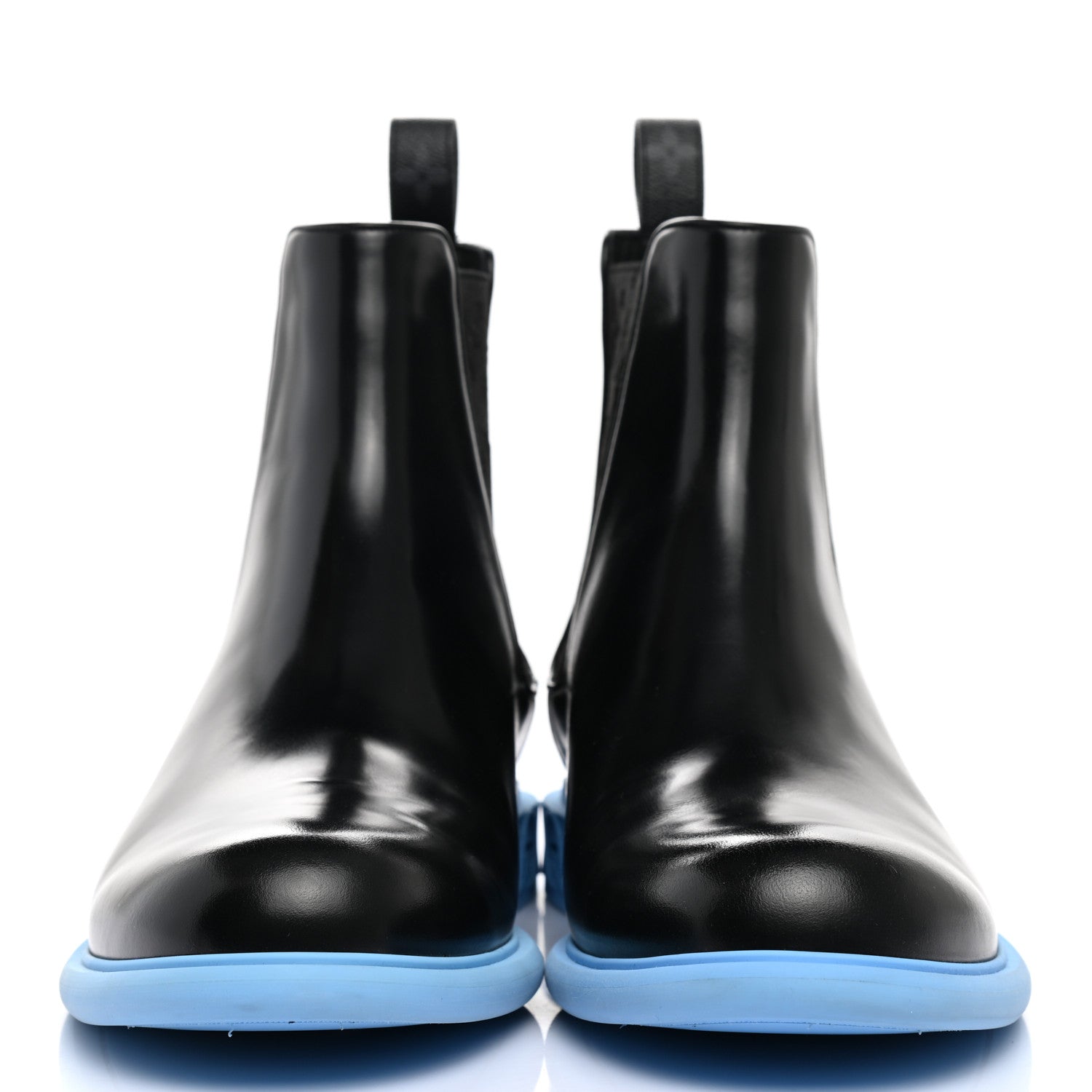 Louis Vuitton Calfskin Mens Formal Dimension Chelsea Boots 11 Black 2 of 11