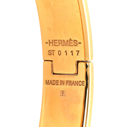 Hermes Enamel Narrow Clic Clac H Bracelet PM Black 4 of 5